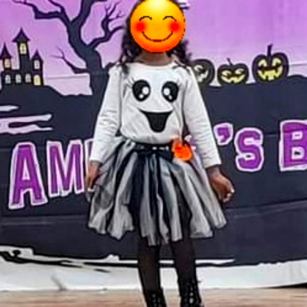 Girls Ghost Tutu Set 👻